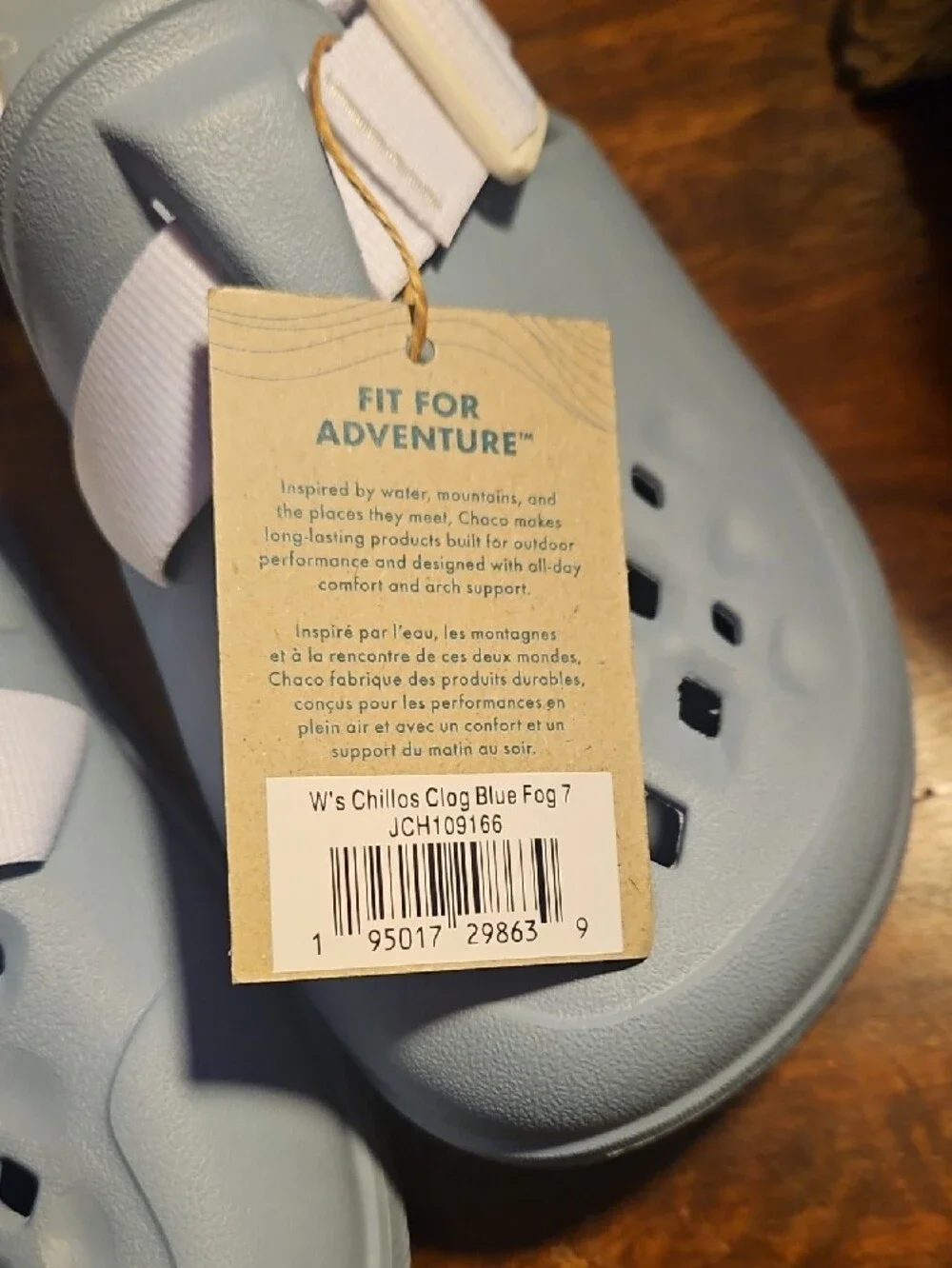 Chaco depicts box
